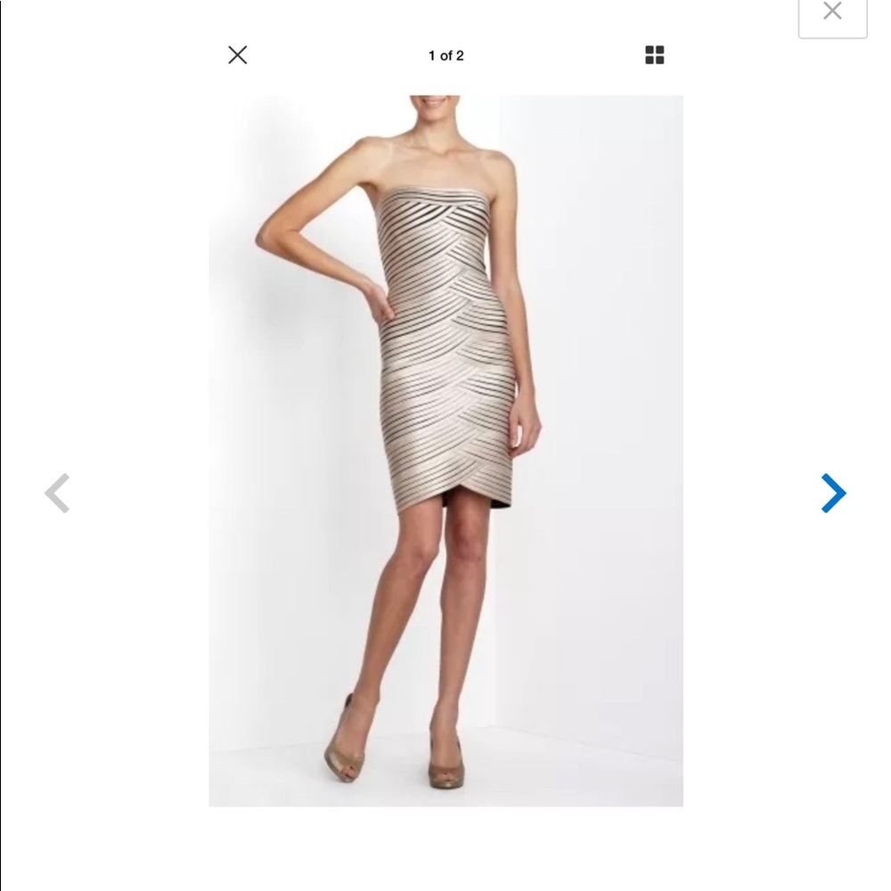 BCBGMAXAZRIA Beverly Strapless Dress NEW | Size: 2 - Picture 2 of 4